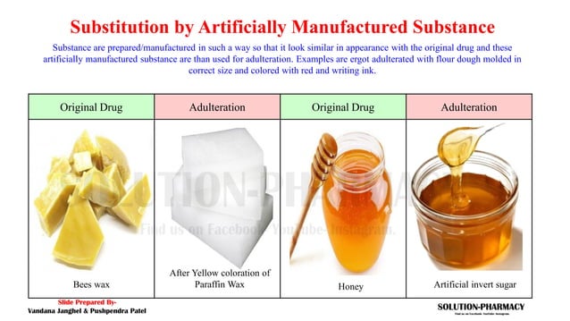 Adulteration Of Crude Drug And Evaluation Methods PPT