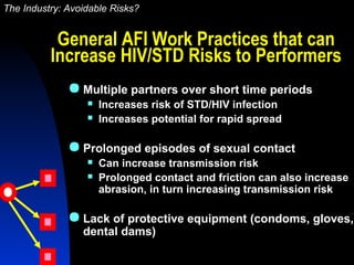 Safer Sex for Sex Workers Part 2: Public Health Issues in the Adult …