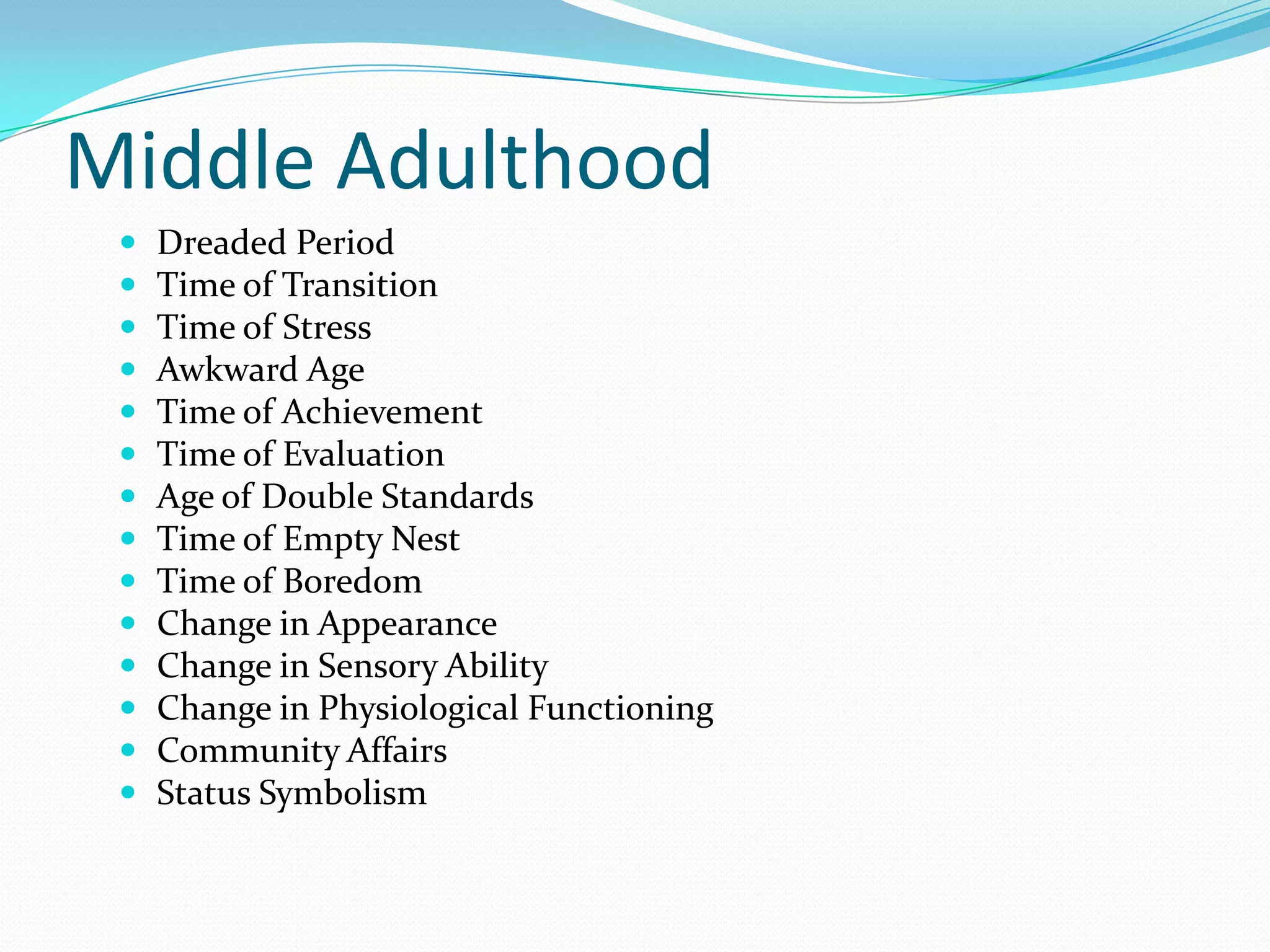 adulthood-ppt