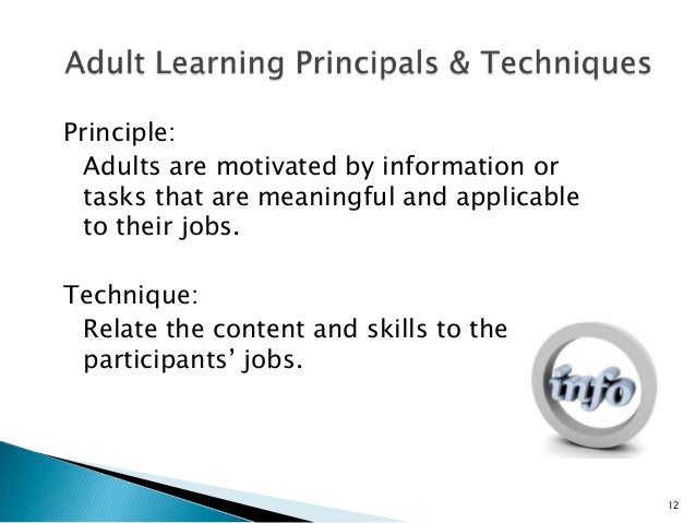 Adult Learning Basics 104