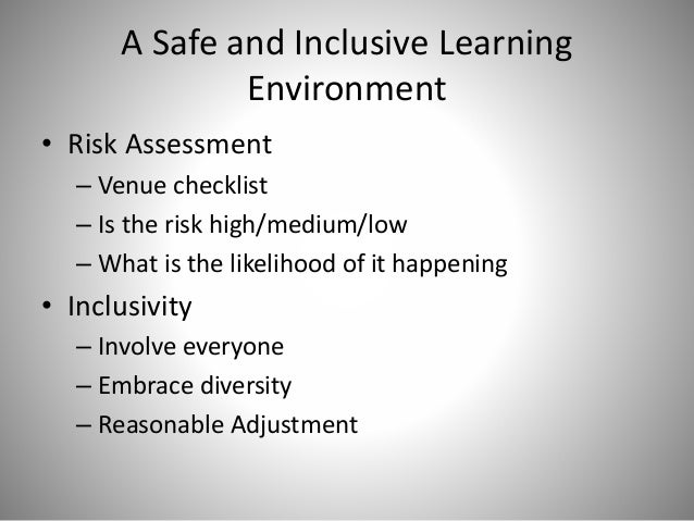 Adult learning environment april 15