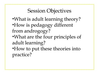 Adult Learning Theory