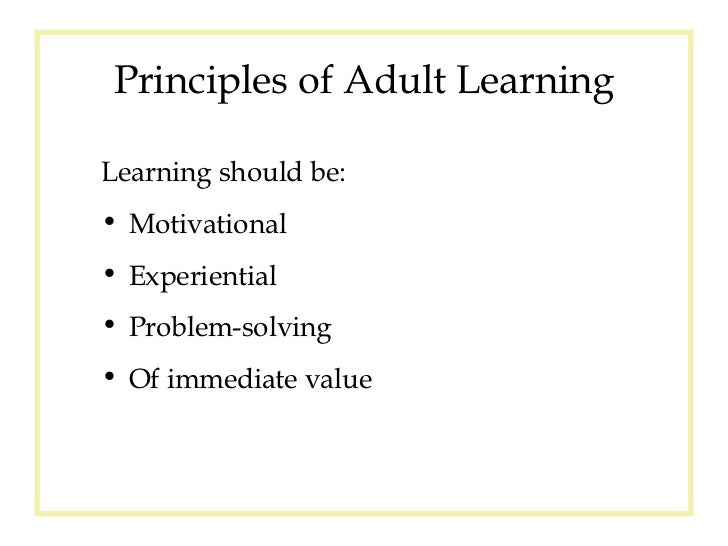 Adult Learning Theory