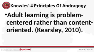 Comprehensive Overview of Adult Learning Theory and Andragogy ...