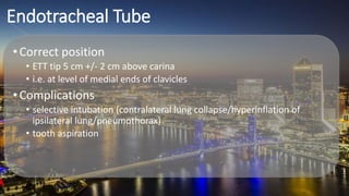 Adult Lines and Tubes in Radiology | PPTX