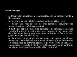calidad de vida en la tercera edad | PPT