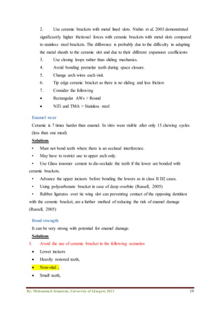 Adult orthodontics / for orthodontists by Almuzian | DOCX