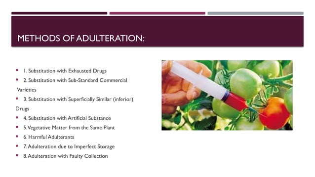 Adulteration of the crude drugs and natural materials.pptx
