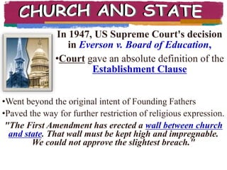 Ban public prayer in schools and at school functions 