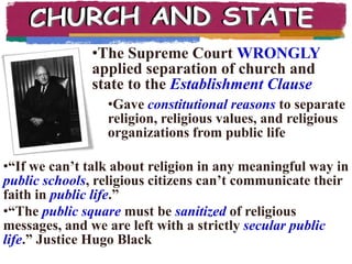 Went beyond the original intent of Founding Fathers