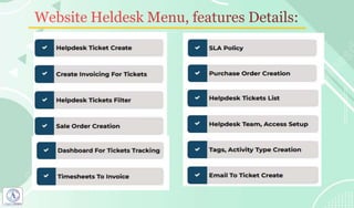 Support User of
this helpdesk
support module
 