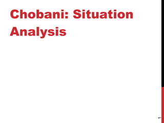 Chobani: Situation Analysis 