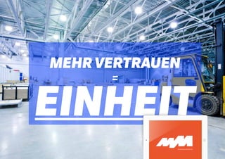 mehr vertrauen
=
einheit