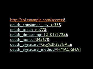 Advanced OAuth Wrangling