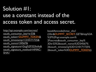 Advanced OAuth Wrangling