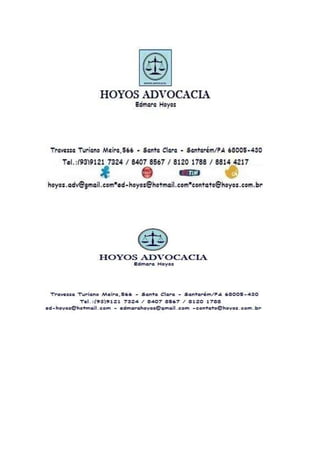 Hoyos Advocacia em Santarém/PA - BRA