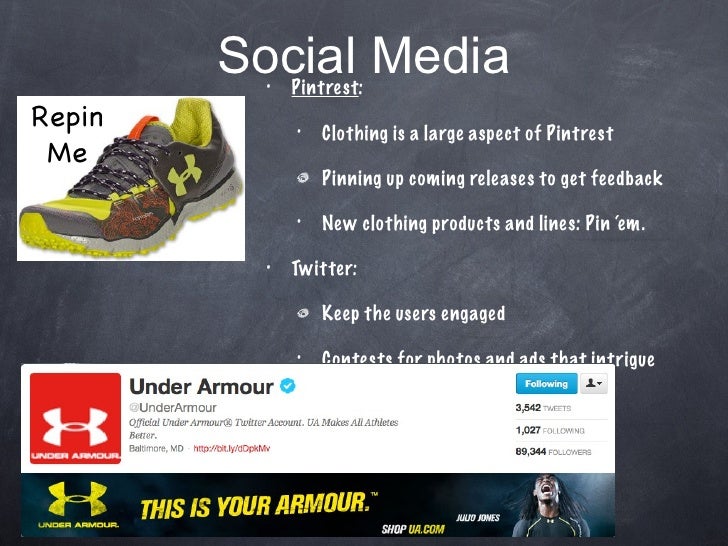 under armour social media marketing