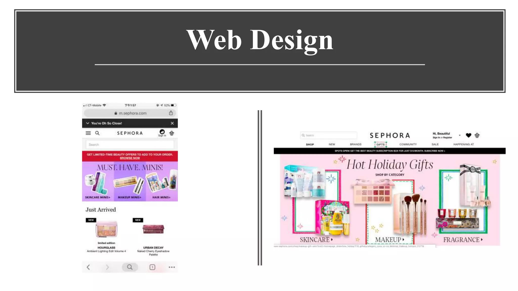 Web Design
 
