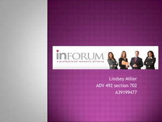 Lindsey Miller ADV 492 section 702  A39199477 
