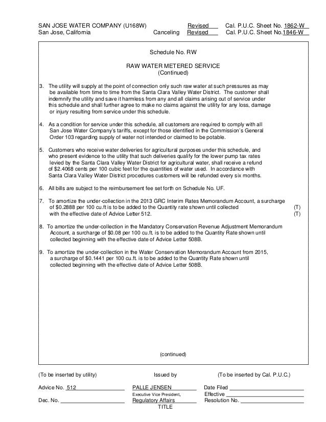 sjwc al 512 rate increase