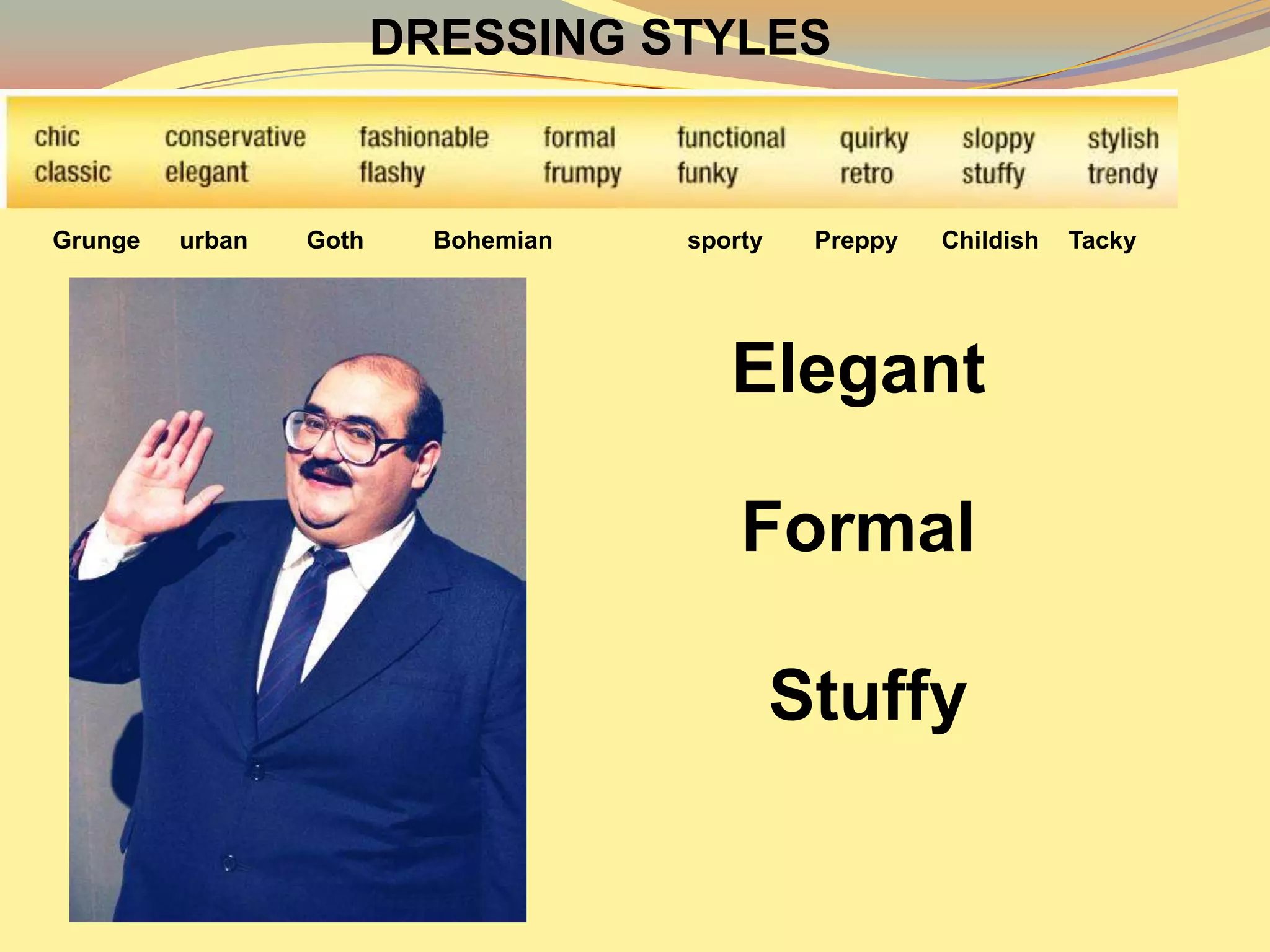 Adjectives to describe looks | PPT