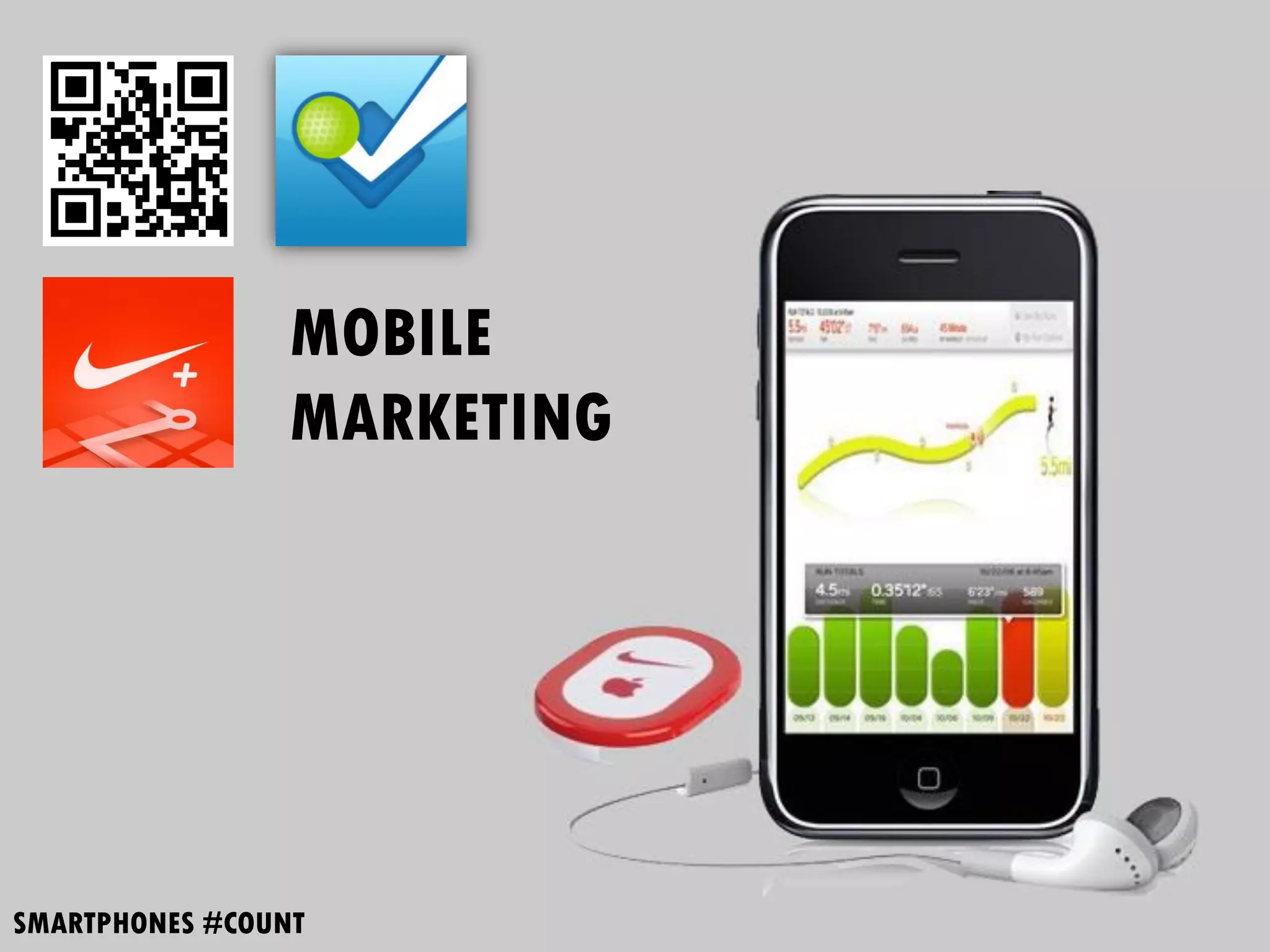 MOBILE
MARKETING
SMARTPHONES #COUNT