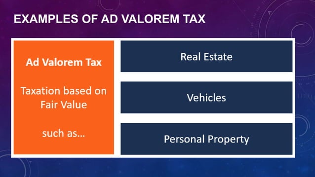 Ad valorem and specific tax | PPTX