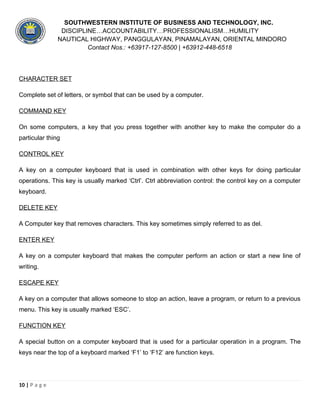 ADVANCE-COMPUTER-HANDOUT1.docx for grade | DOCX