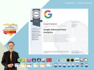 Google Advanced Data
Analytics
ธนาพัฒน์ ลิ้มสายพรหม Tanapat Limsaiprom
 