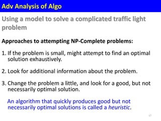 Advance analysis of algo | PPTX