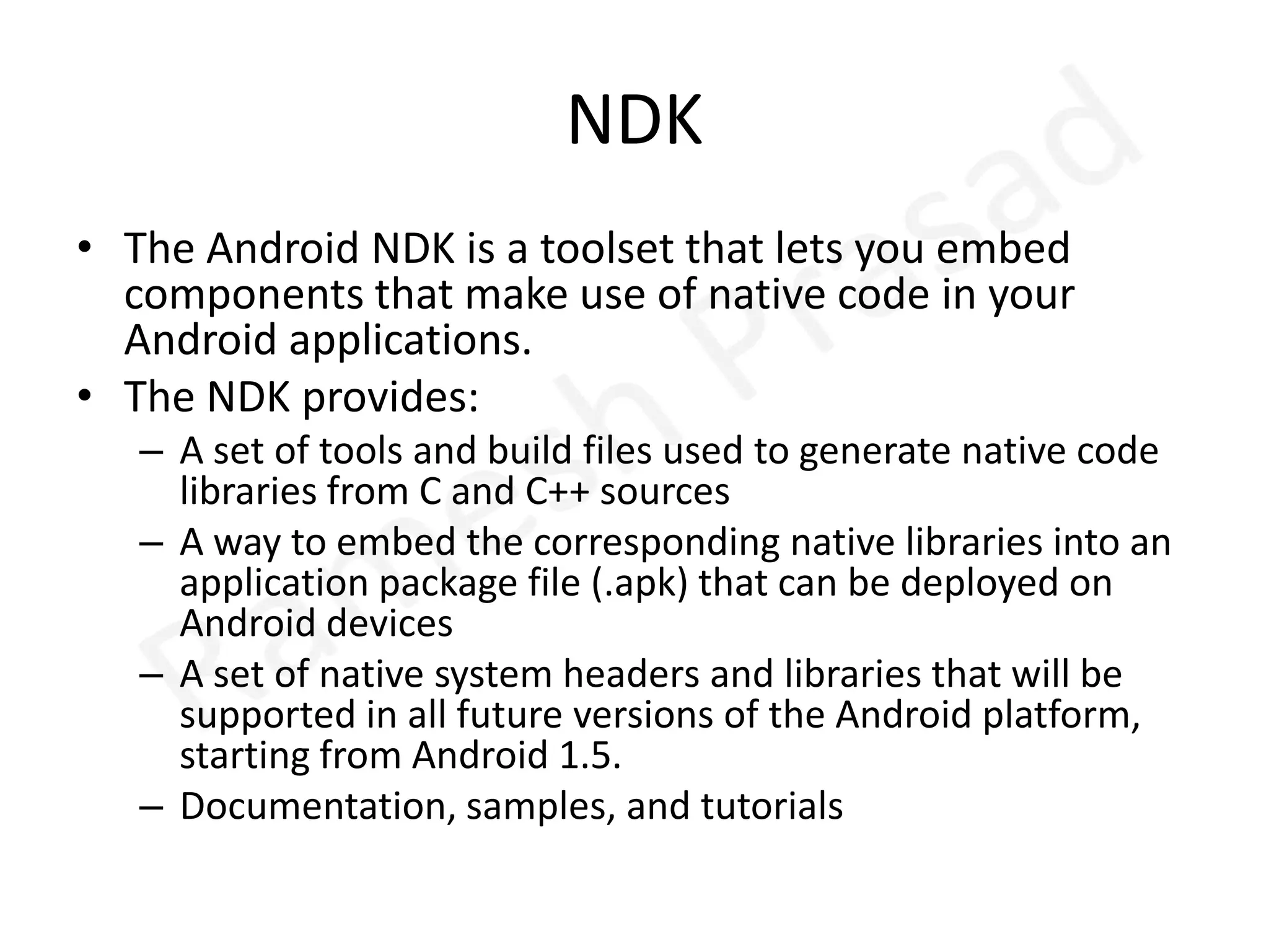 Architecture SupportThe library is written to support ARM CPUs, though some x86 support is also present.There is no support for other CPU architectures