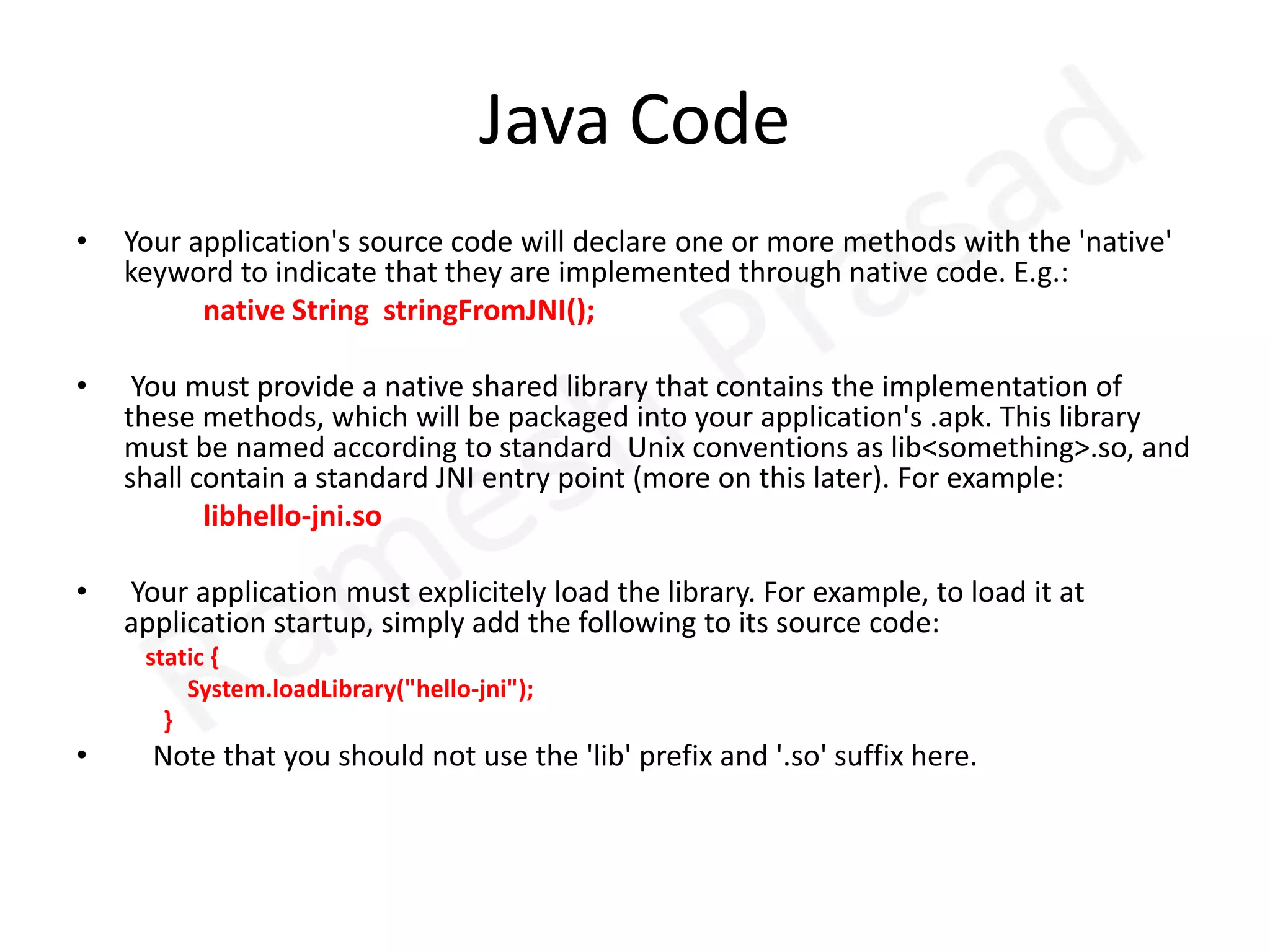 NDKThe latest release of the NDK supports these ARM instruction sets:ARMv5TE (including Thumb-1 instructions)ARMv7-A (including Thumb-2 and VFPv3-D16 instructions, with optional support for NEON/VFPv3-D32 instructions)x86 instructions
