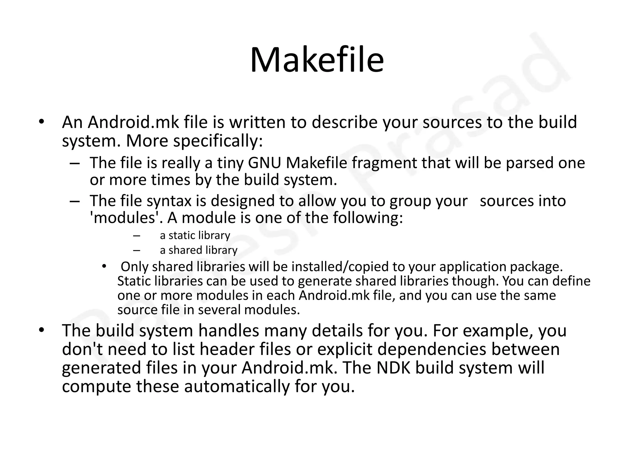 NATIVE APPLICATION DEVELOPMENT
