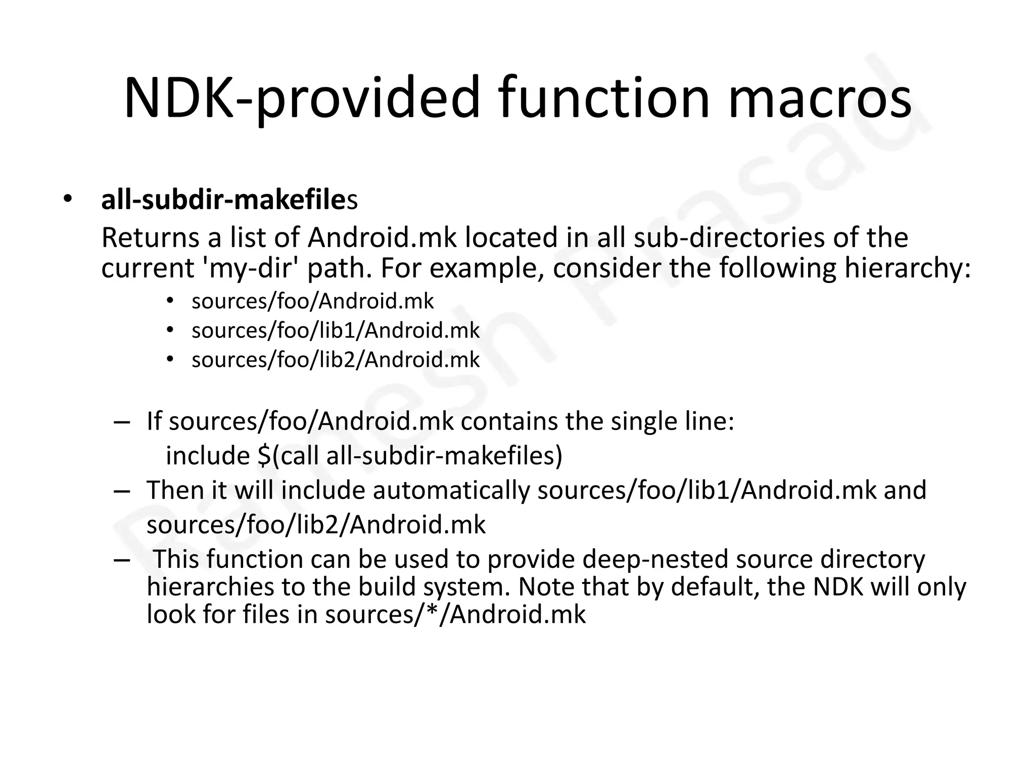 Passing StringsThe String object in the Java language, which is represented as jstring in Java Native Interface (JNI), is a 16 bit unicode string. In C a string is by default constructed from 8 bit characters. So, to access a Java language String object passed to a C or C++ function or return a C or C++ string to a Java language method, you need to use JNI conversion functions in your native method implementation. The following C JNI function converts an array of C characters to a jstring:(*env)->NewStringUTF(env, lastfile) Iscopy – returns the result JNI_TRUE if it made a local copy of the jstring or JNI_FALSE otherwise