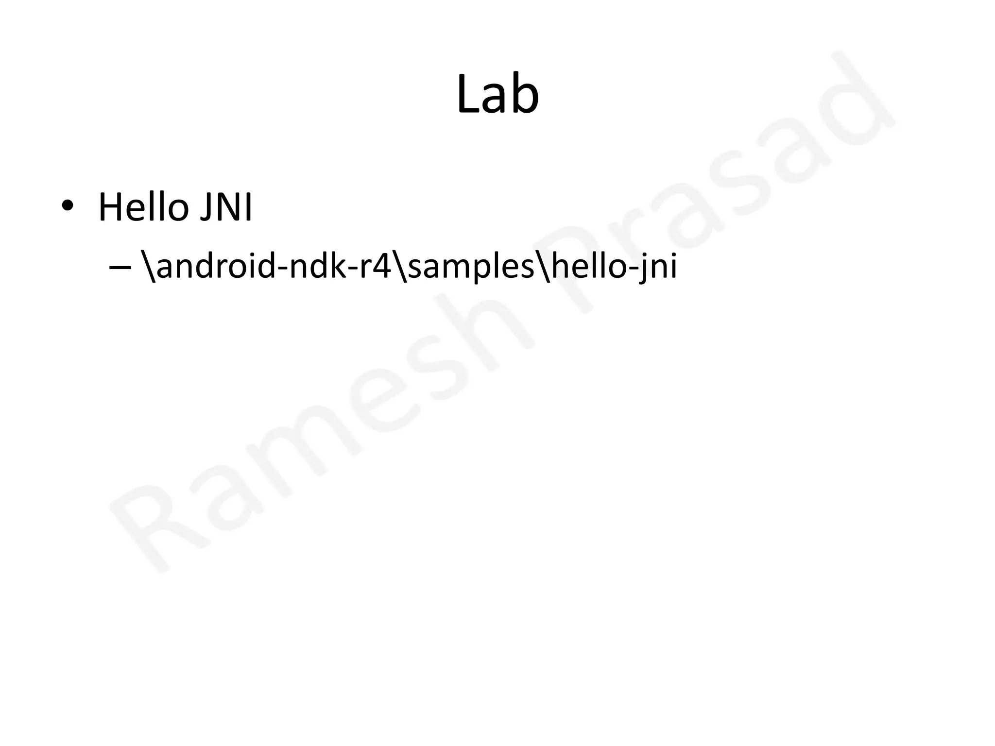 MakefileAn Android.mk file is written to describe your sources to the build system. More specifically:The file is really a tiny GNU Makefile fragment that will be parsed one or more times by the build system.The file syntax is designed to allow you to group your   sources into 'modules'. A module is one of the following:    a static library    a shared library Only shared libraries will be installed/copied to your application package. Static libraries can be used to generate shared libraries though. You can define one or more modules in each Android.mk file, and you can use the same source file in several modules.The build system handles many details for you. For example, you   don't need to list header files or explicit dependencies between   generated files in your Android.mk. The NDK build system will   compute these automatically for you.