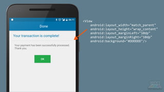 <View
android:layout_width="match_parent"
android:layout_height="wrap_content"
android:layout_marginLeft="10dp"
android:layout_marginRight="10dp"
android:background="#DDDDDD"/>
 