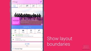 Show layout
boundaries
 
