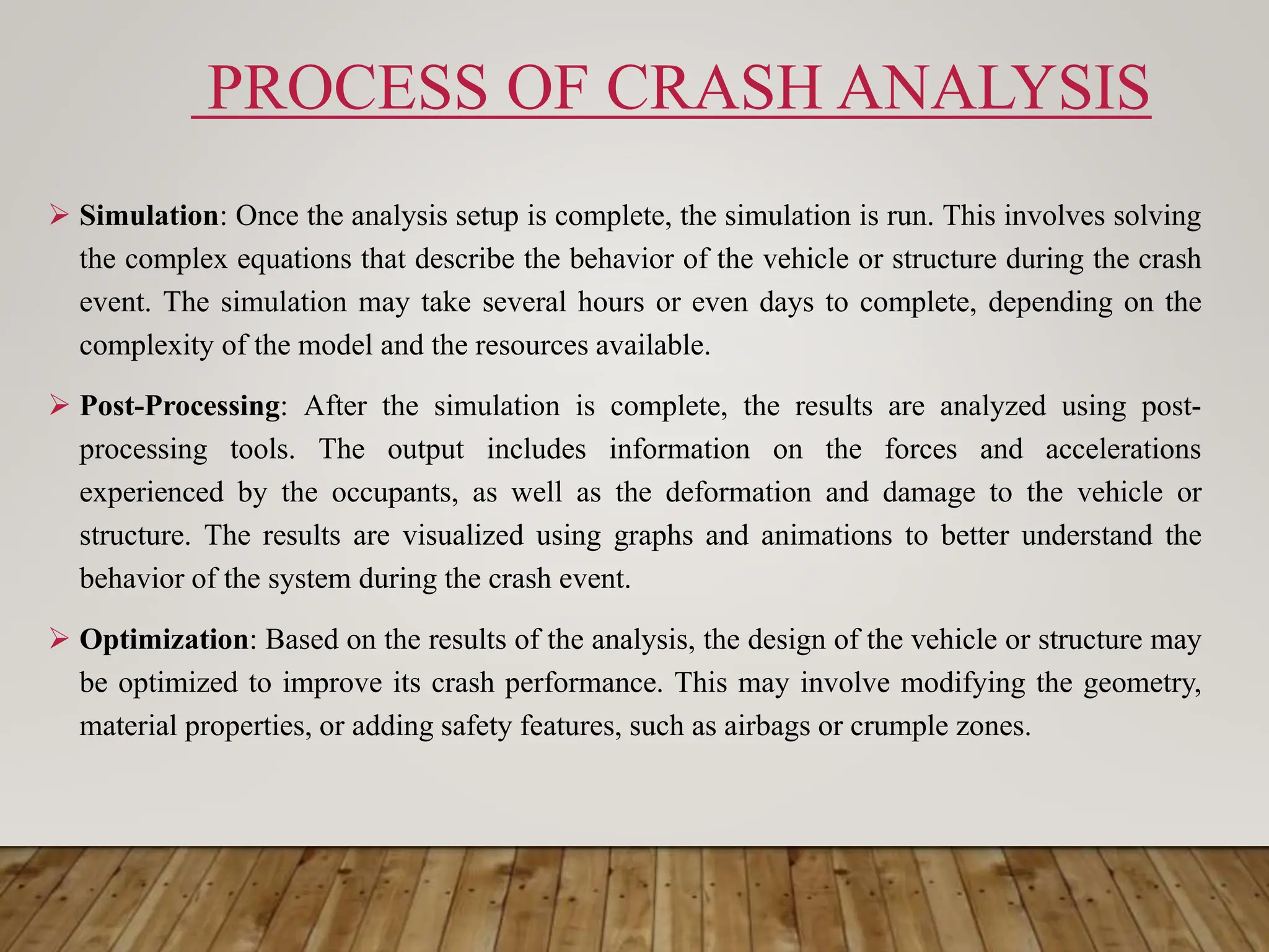 ADVANCE APPLICATION OF CAE IN CRASH ANALYSIS.pptx | Civil Engineering ...