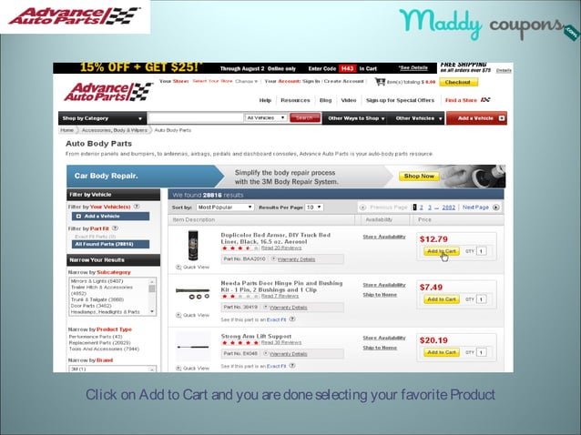 Save your money with all your purchase on Advance auto parts using ...