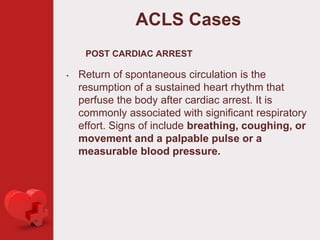 Advance cardiac life support review | PPTX