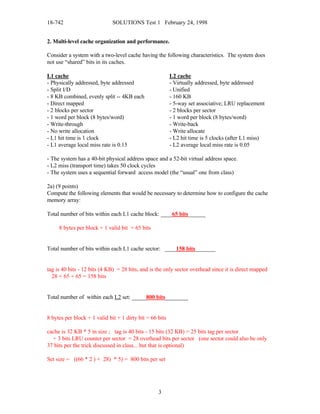 Advance computer architecture | PDF