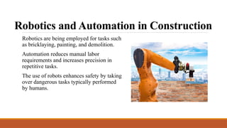 Advanced construction techniques are innovative methods | PPTX