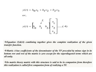 Superdiagonal Advance control theory | PPTX