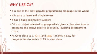 Advance C# Programming Part 1.pptx