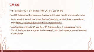 Advance C# Programming Part 1.pdf | Programming Languages | Computing