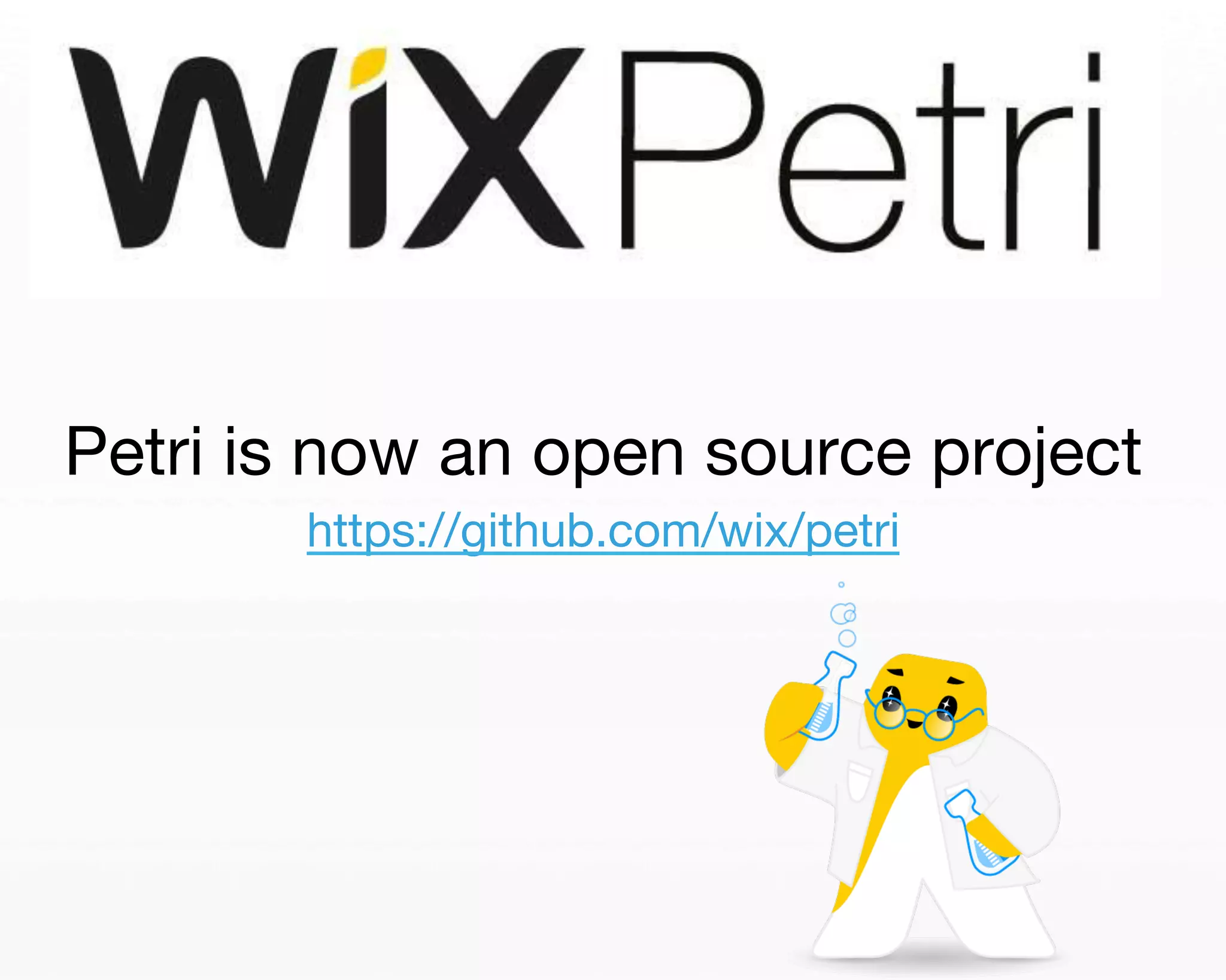 Petri is now an open source project 
https://github.com/wix/petri 
 