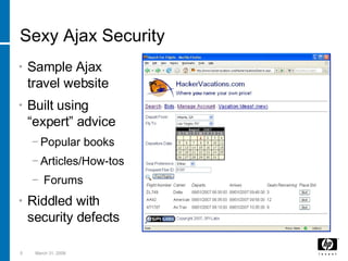 Advanced Ajax Security | PPT