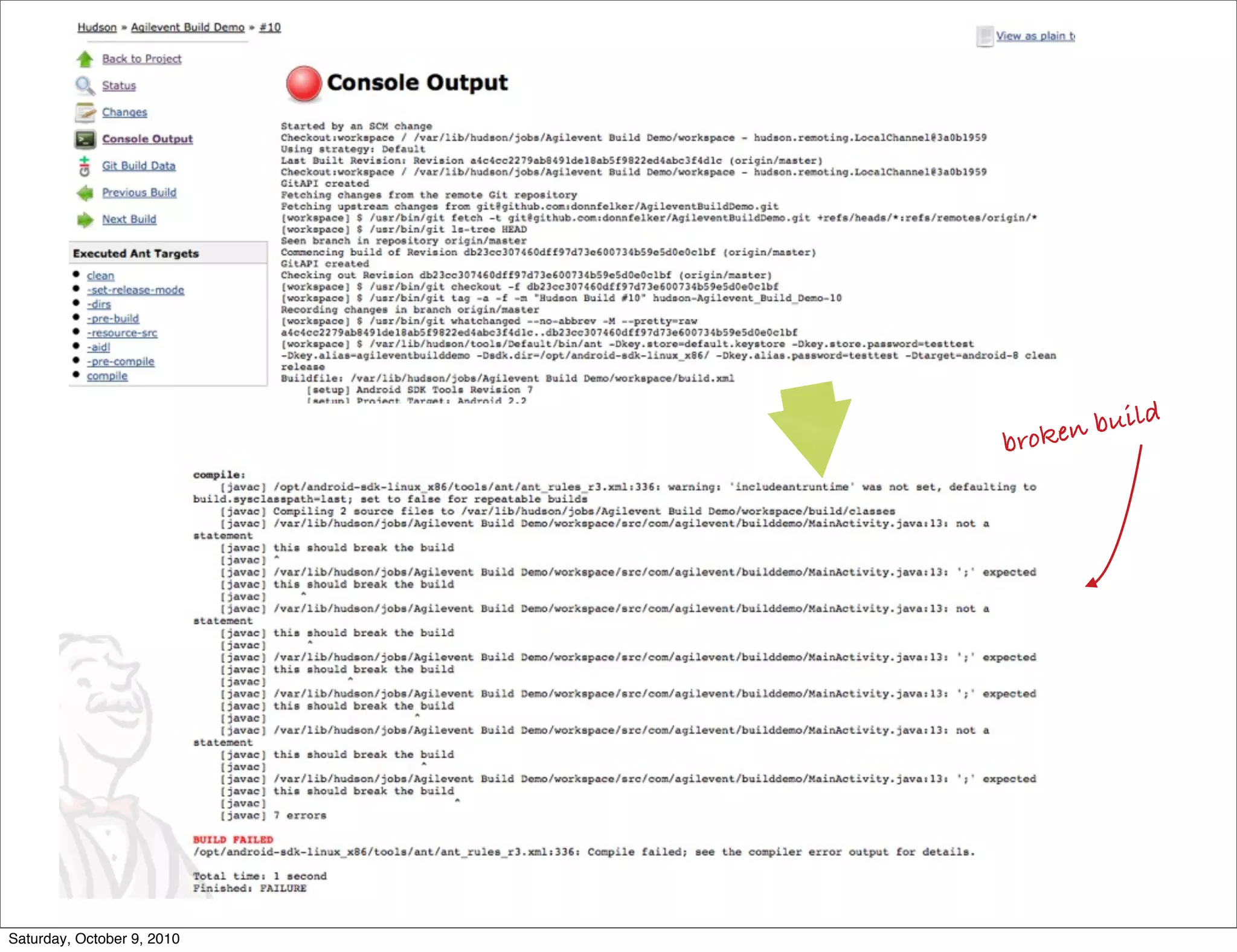 d
                            broke n buil




Saturday, October 9, 2010
 