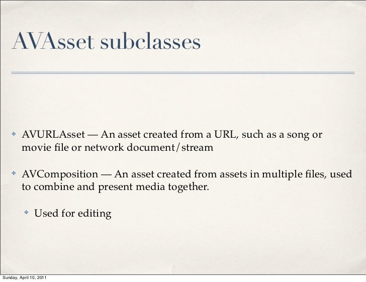 Advanced Media Manipulation with AV Foundation