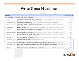 Write Great Headlines
 